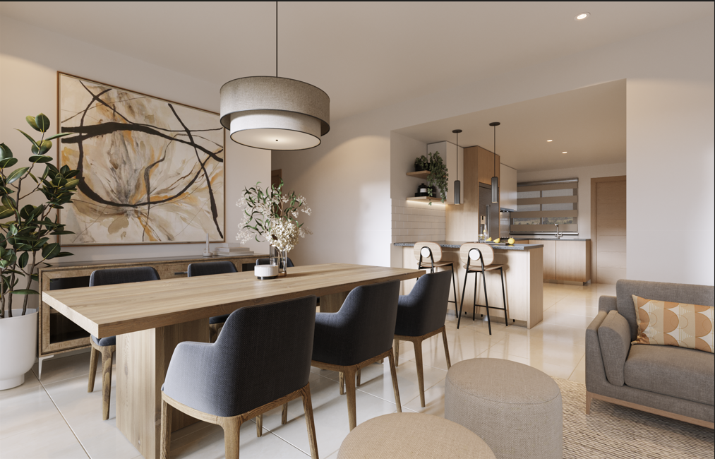 Comedor apartamento Tipo A plus